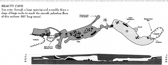 map of Beauty Cave