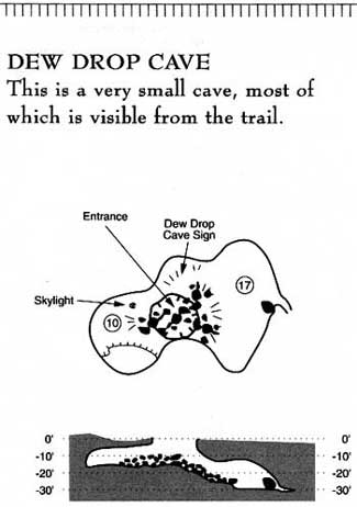 map of Dew Drop Cave